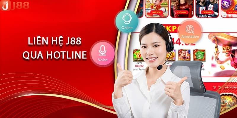 Liên hệ cho chăm sóc khác hàng qua app j88 